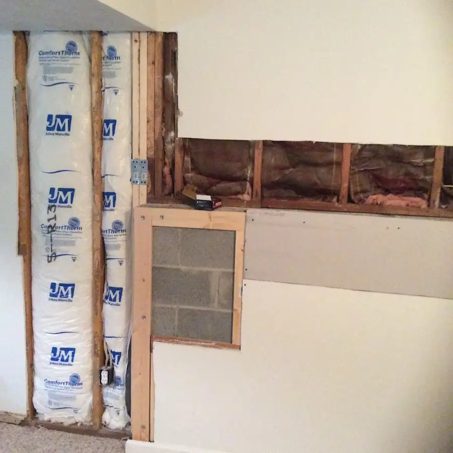 Wall insulation replacement during Structural Drying in Azalea Park